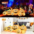 thumbnail image 3 of Costway 8FT Long Halloween Inflatable Pumpkins Self Inflating Halloween Pumpkin Patch Lanterns, 3 of 10