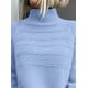 thumbnail image 5 of Suéter PRETTYGARDEN Otoño 2025 de Punto Grueso con Cuello Alto M, 5 of 6