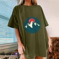 thumbnail image 2 of IROINNID Womens Loose Short Sleeve Summer Beach Printed Casual Fashion Top Pullover T-shirt Under 10$, 2 of 7