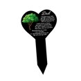 thumbnail image 3 of 3 Placas Conmemorativas De Corazón Con Estaca Para Tumba De Cementerio Funerario Al Aire Libre, 3 of 8