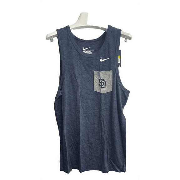 NIKE Men s Regular Fit Top, Heathered Navy Blue, Small
