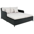thumbnail image 4 of SAFAVIEH Cadeo Outdoor Patio Daybed, Black/Light Grey, 4 of 12