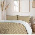 thumbnail image 6 of Ambesonne Oriental Duvet Cover Set, Repeated Floral Ornaments, 2-Calking, Pale Orange Blue Grey, 6 of 7