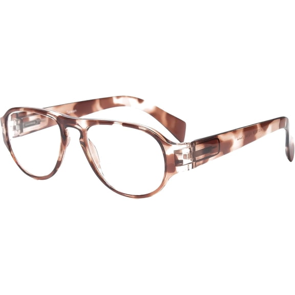 4370CB BiFocal Reading Glasses Mens Womens Trendy Fashion Bi-Focal Readers Eyeglasses w/Soft Drawstring Case
