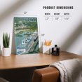 thumbnail image 4 of Skagway, Alaska, Cruise Ships and Town (12x18 Aluminum Art, Indoor Outdoor Metal Sign Decor), 4 of 5