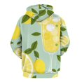 thumbnail image 3 of Lemonade Summer Drink 3D Print Hoodie Men Women Autumn Thin Pullover Sweatshirt Vintage Streetwear Tops, 3 of 6