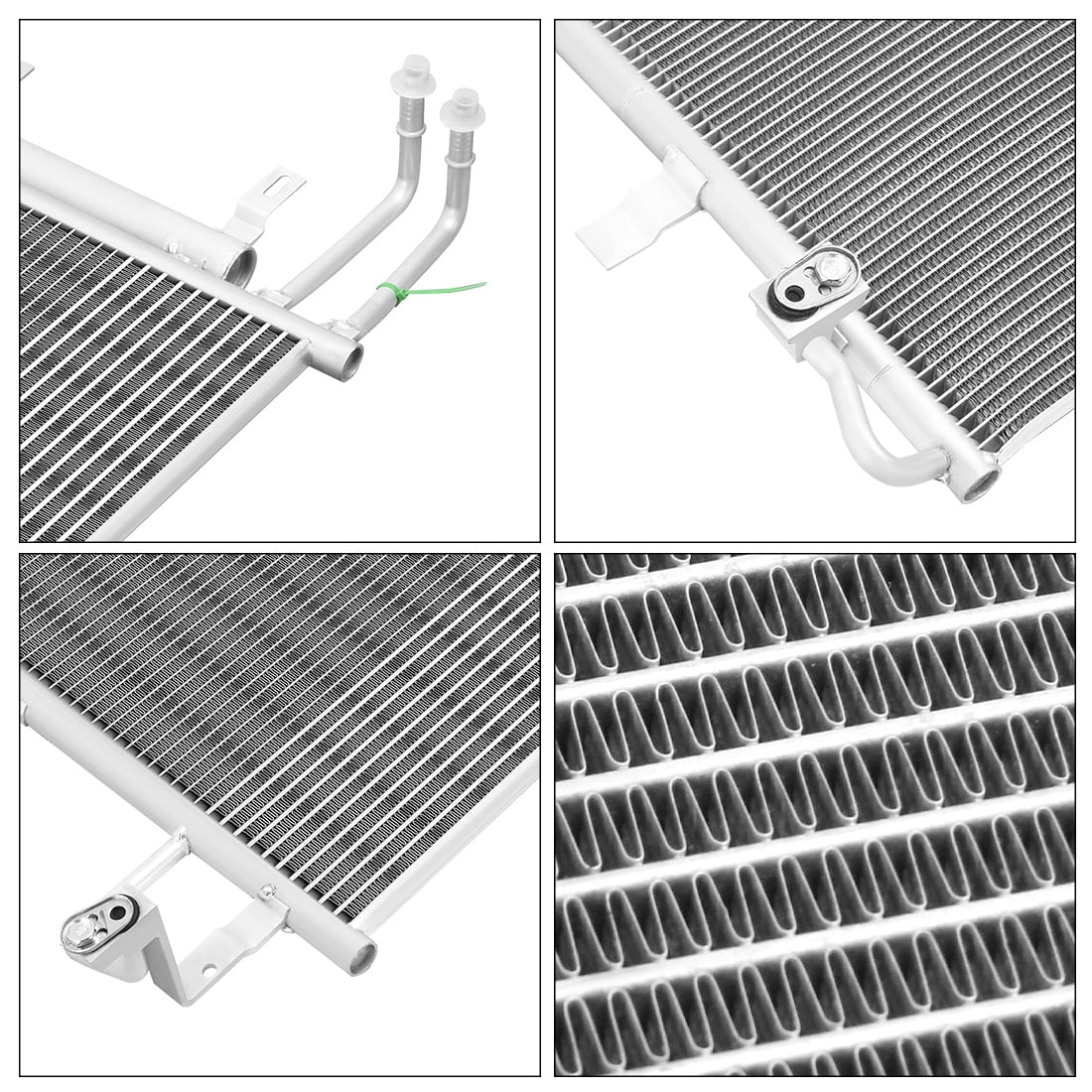 LEDKINGDOMUS A/C AC Condenser Air Conditioning Condenser For 2011-2018 Ford Explorer Base Limited XLT V6 3.5L