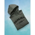 thumbnail image 3 of Florida Gothic Font Hoodie Men -Image by Shutterstock, Male Medium, 3 of 4