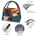 thumbnail image 4 of Honeii Textured Bald Eagle Print Cooler Bag Insulated, Large Leakproof Soft Sided Portable Cooler Bag,Lunch Box Lunch Bag, 4 of 6