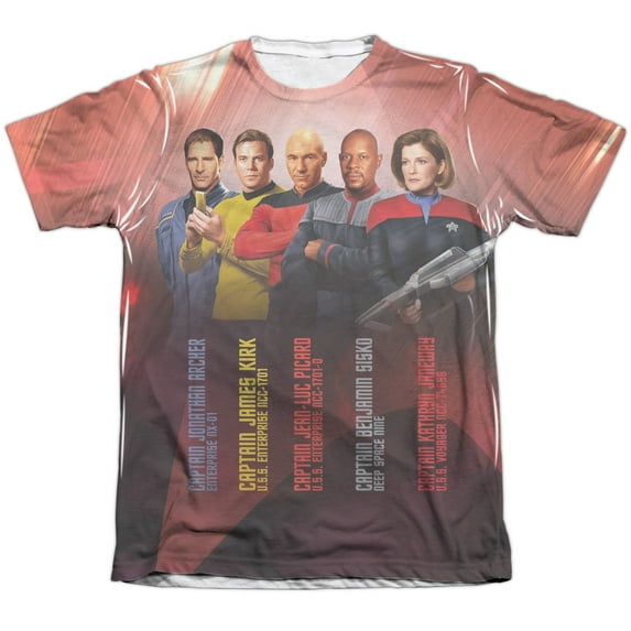 Star Trek - Captains - Short Sleeve Shirt - Small