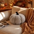 thumbnail image 6 of Halloween Pumpkin Throw Pillow, Ultra Soft Faux Lambswool, 7.9 Inch 11.0 Inch 1 Pack Plush Decorative Cushion, For Sofa Couch Bedroom Home Party Halloween Harvest Festival Decor, 6 of 7