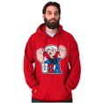 thumbnail image 5 of Popeye The Sailor Man USA Muscle Hoodie Sweatshirt Women Men Brisco Brands L, 5 of 6