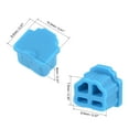 thumbnail image 3 of Unique Bargains 20pcs RJ11 Silicone Protector Telephone Modular Port Anti Dust Cap Cover Blue, 3 of 3