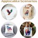thumbnail image 5 of 7 parches termoadhesivos de animales coloridos, pegatinas de animales para transferencia de calor, papel de transferencia lavable., 5 of 9