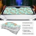 thumbnail image 5 of Bingfone Cute Sloth on Floral Tree Car Windshield Sunshade,Sun Foldable Sun Shield Sun Visor for Car - Small, 5 of 9