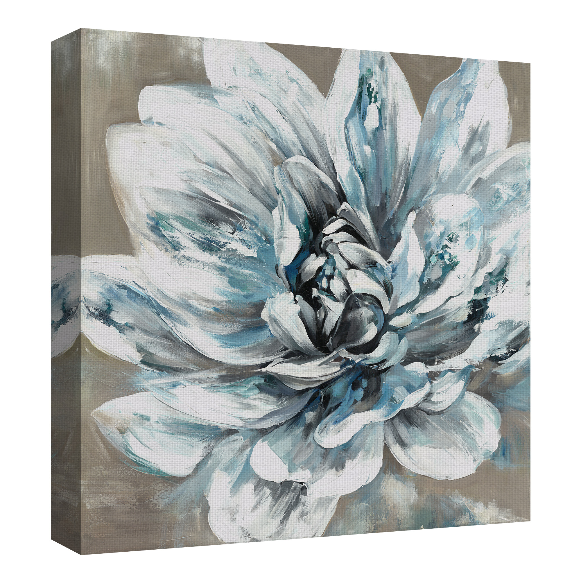 Masterpiece Art Gallery Silver Spring Flower I by Emily Williams Canvas Art Print 24" x 24"