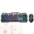thumbnail image 2 of 1 Ensemble Clavier USB Rétroéclairé RGB Filaire Confortable pour Jeux Ergonomique, 2 of 6