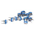 thumbnail image 5 of 65pcs Potentiometers 100 to 1M Horizontal White Blue Variable Resistors for Household Appliances Electronic Security, 5 of 5