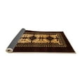 thumbnail image 2 of Ahgly Company Indoor Round Oriental Orange Industrial Area Rugs, 5' Round, 2 of 4