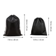 thumbnail image 2 of Worgeous  Drawstring Bag Bags Pouch Small Vacuum Storage Travel Black, 2 of 8
