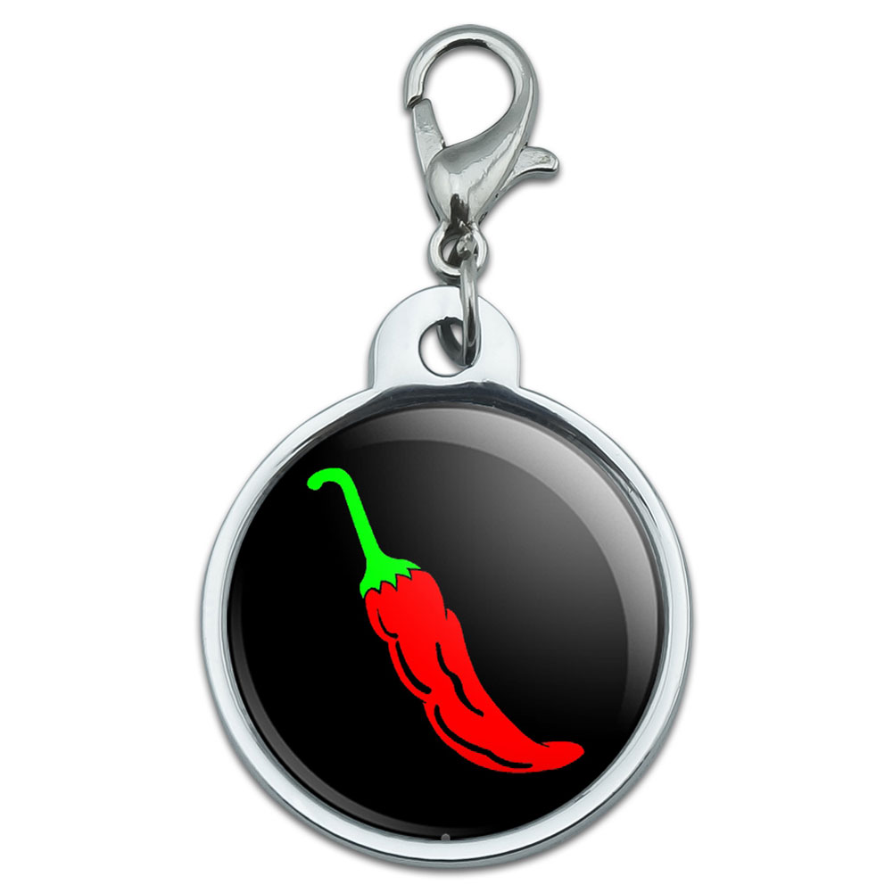 Chili Pepper Southwestern Small Metal ID Pet Dog Tag