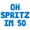 Blue, variant on Letter Balloons - OH SPRITZ IM 50 16" Inch Alphabet Letters Foil Mylar Balloon 50th Birthday Party Banner (White)