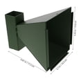 thumbnail image 2 of Milisten Versatile Steel Target Positioning Box Green for Outdoor Recreational Use, 2 of 8