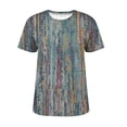 thumbnail image 4 of MEICHEN Womens Summer Tops Pleated Round Neck Short Sleeve Shirts Daily Wear Blouse for Women, 4 of 9