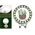 thumbnail image 4 of Marcadores de pelotas de golf de aleación de zinc para gorras de golf de mujer. Se fijan a la visera de la gorra o al palo. F, 4 of 9