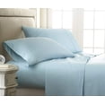 thumbnail image 1 of Merit Linens Luxury Hotel Quality Soft Embossed Checker 4 Piece Bed Sheet Set - King - Aqua, 1 of 2