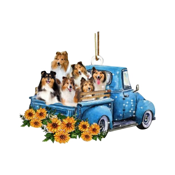 Acrílico coche cachorro colgante autopartes llave colgante mochila colgante pequeño animal Wmkox8yii fhajkh1548