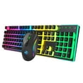 UHUYA Wireless Keyboard 104 Key Mouse Keyboard Gaming Keyboard and Mouse Set MultiColor