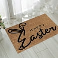 thumbnail image 5 of Easter Decorations HERESOM Easter Doormat Easter Eggs Rabbit Entryway Front Porch Rugs Anti-Bottom Floor Indoor Outdoor Carpet For Home Patio Home Decor Easter Gifts, 5 of 7