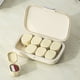 thumbnail image 1 of Baúles de almacenamiento, caja de almacenamiento portátil para el hogar, mañana, mediodía y noche, de plástico sellado, 8 compartimentos, color sólido con tapa, caja de almacenamiento sellada de múlti, 1 of 6