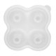 thumbnail image 2 of Molde para cubitos de hielo Ormromra silicona grado alimenticio transparente 4 ranuras, 2 of 8