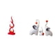 thumbnail image 1 of Escultura abstracta de fuego,Estatua de arte abstracto para decoración del hogar,Esculturas de elefantes,Estatuas de elefantes,decoración del hogar,artesanías de cerámica,Figuras de, 1 of 8