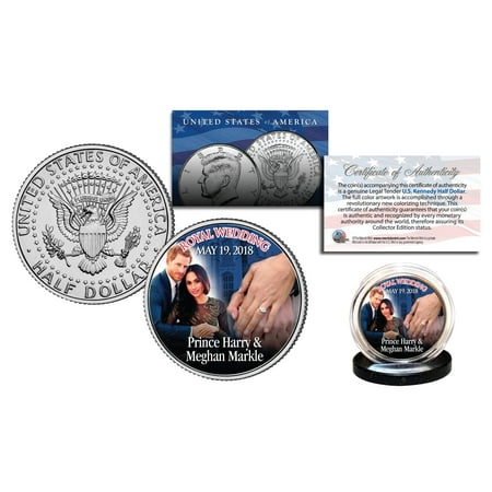 Clad Half Dollars - ROYAL WEDDING 5-19-2018 Kennedy Half Dollar Coin PRINCE Harry & MEGHAN Markle