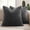 Dark gray, variant on Pack of 2 Faux Fur Sherpa Throw Pillow Covers, 18 x 18 Inch Soft Fuzzy Sheepskin Fleece Pillow Cases for Couch Bed Living Room Decoration