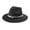 Black, variant on Sun Hats for Men Fashionable Fedora Fedoras Wide Dress Golf Hat for Men,PP1,M