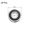thumbnail image 2 of R4-2RS Deep Groove Ball Bearing, 1/4" x 5/8" x 10/51" Chrome Steel Z2 Double Rubber Sealed Bearing, 20 Pack, 2 of 5