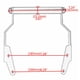 thumbnail image 4 of Soporte De Navegación Para Motocicleta, Barra Frontal, Soporte Para Teléfono, GPS, Compatible Con NC750X NC700X, 4 of 7