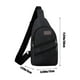 thumbnail image 3 of Thickened Zipper Outdoor Canvas Chest Bag Men's Chest Bag Hiking Backpack Multipurpose Crossbody Chest Bag Messenger Bag Men's And Women's Chest Bag, 3 of 6