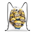 thumbnail image 1 of Pofeuu Minions for Water-Resistant 210D Drawstring Bag Compact Foldable Design Gym Yoga Travel Essentials Lightweight Carryall-Small, 1 of 6