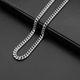 thumbnail image 5 of GKNET 6-14mm Hip Hop Titanium Steel Miami Cuban Link Chain Mens Delicate Jewelry Accessories-30 in-12mm, 5 of 9