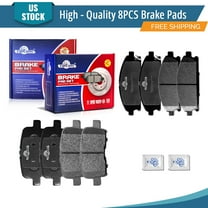 YXPCARS 8PCS Front & Rear Ceramic Brake Pads(D855 D865) for Acura MDX 2003-2006 All Models