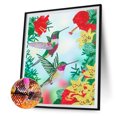 thumbnail image 1 of Cuadros Decorativos 5D DIY Forma especial parcial Taladro Diamante Pintura Pájaro Flor Imagen de diamantes de imitación Tmvgtek embutido en tela, 1 of 9