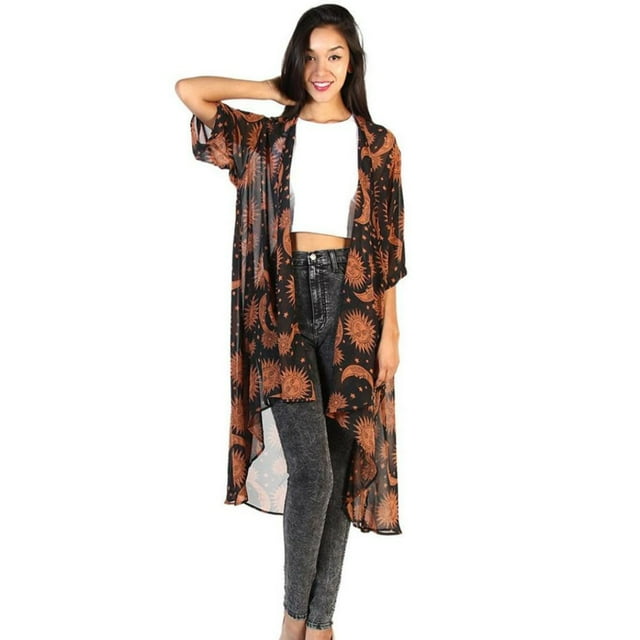 zanvin Hauts pour Femmes, Feitong Femmes Imprimé Floral Chiffon Châle Kimono Cardigan Chemise