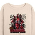 thumbnail image 3 of Marvel Deadpool & Wolverine - We Are Deadpool Doodles - Women's French Terry Pullover Sweatshirt, 3 of 5