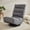 Gray, variant on Resenkos Floor Chair, Sofa Chair, Floor Seat,5-Position Folding Floor Gaming Chair-Black