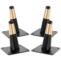HEALEEP 4pcs Metal Coffee Table Legs for Home Use 10x8cm